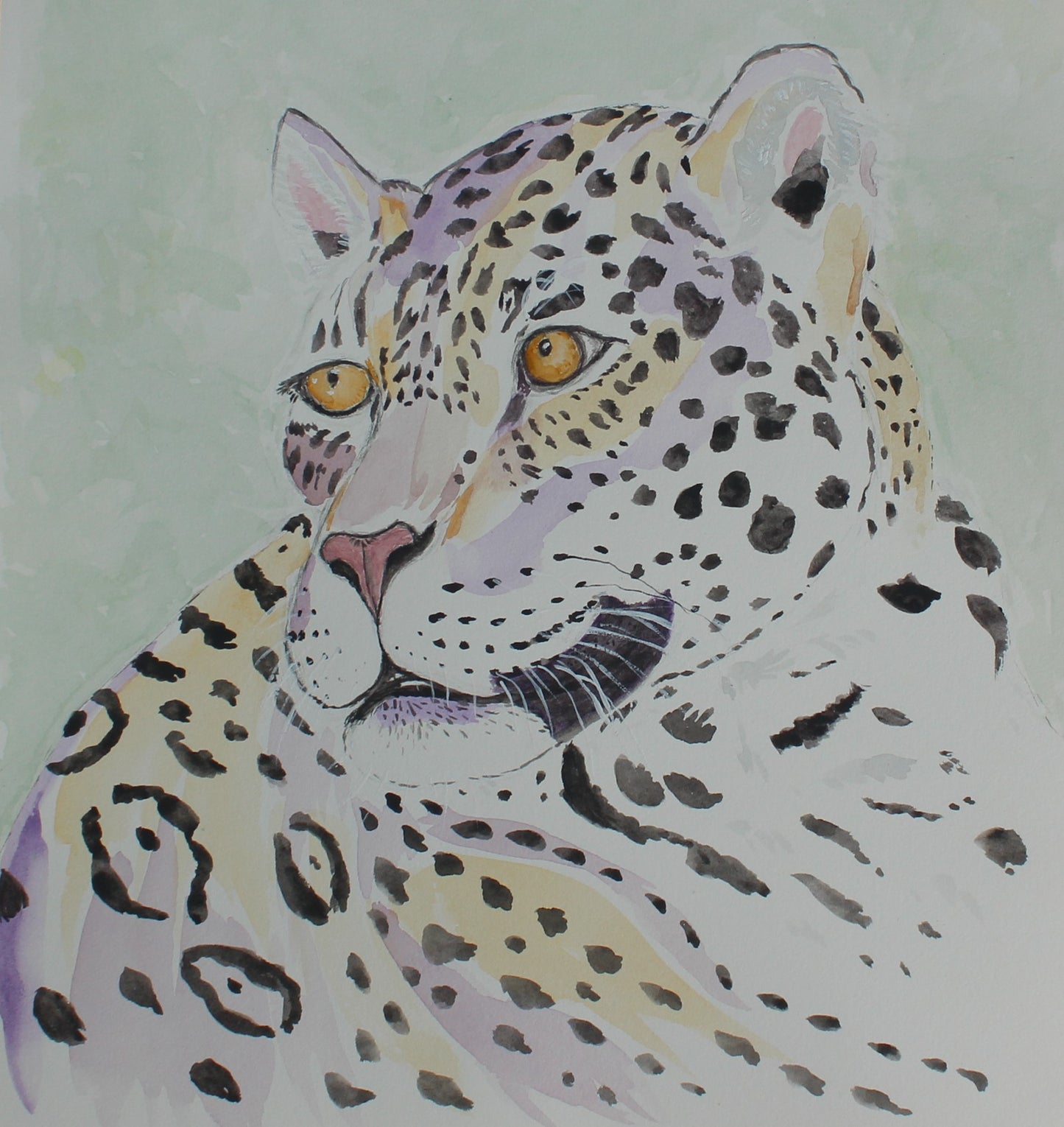 Watercolor Jaguar